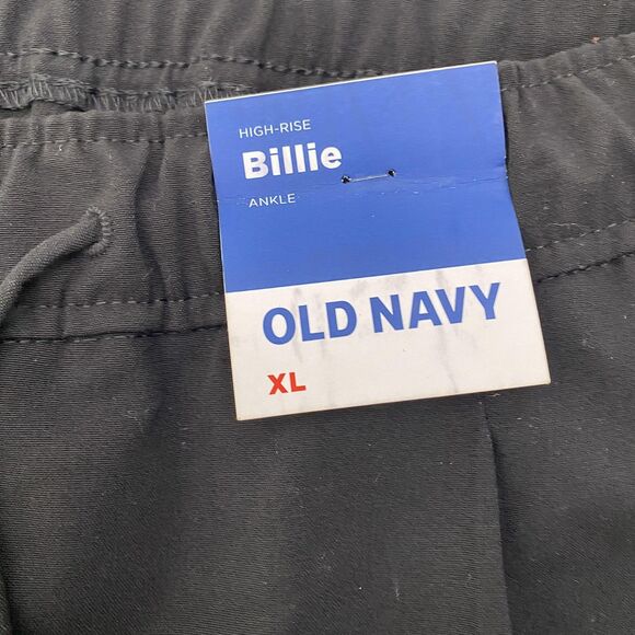 NWT Old Navy Black Pants Billie High Rise Ankle Pull On Pockets Womens XL - Picture 6 of 12